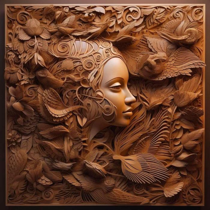 نموذج ثلاثي الأبعاد لآلة CNC 3D Art 